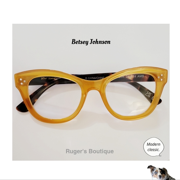 Betsey Johnson Accessories - 🌿Betsey Johnson 1.50 Amber & Tortoise Fashion Reading Glasses New Without Tags